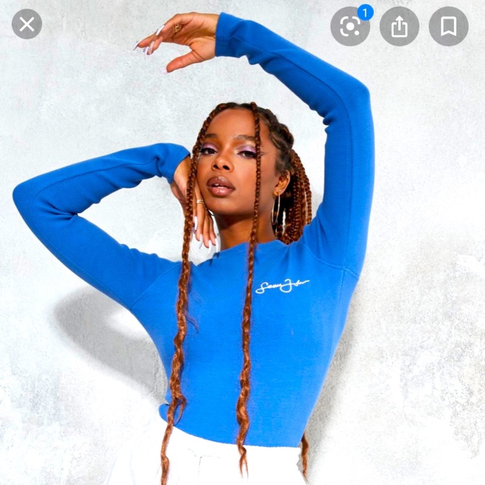Sean Jean & Missguided collab blue one piece